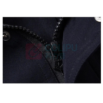 安赛瑞 保安大衣 秋冬门卫执勤劳保防寒棉服 短款 3F01579 165 码 (藏青)