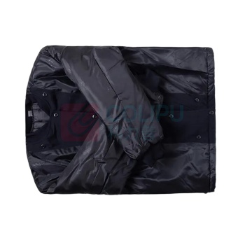 安赛瑞 保安大衣 秋冬门卫执勤劳保防寒棉服 短款 3F01579 165 码 (藏青)
