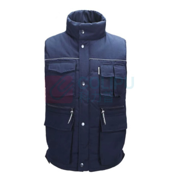 雷克兰 防寒马甲 9065-L L 码 涤棉混纺面料 (深蓝色)