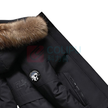 雪中飞 中长款羽绒服 冬季加厚外套 黑色2XL 