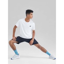 斯凯奇 Skechers 夏男子基础运动跑步健身训练服短袖速干透气针织T恤衫P222M115