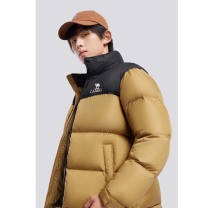 骆驼 CAMEL 男装羽绒服男短款连帽加厚抗寒面包服 M13CR0a7066