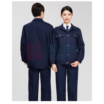 龙伟联合 防静电阻燃工作服 LW-TZ001 175码 (藏蓝色)