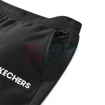 斯凯奇 Skechers 百搭运动裤男子简约针织束脚休闲长裤子 L323M129-0018 L/XL/XXL (碳黑)