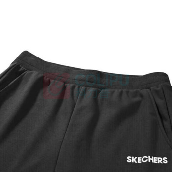 斯凯奇 Skechers 百搭运动裤男子简约针织束脚休闲长裤子 L323M129-0018 L/XL/XXL (碳黑)
