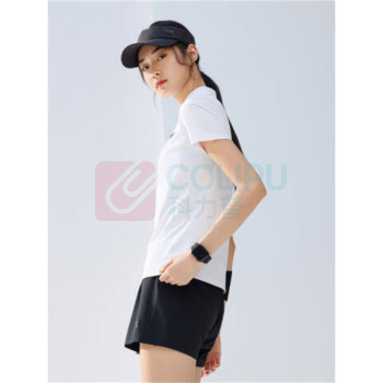 安踏 力韧纱短袖T恤女2025夏季新款吸湿爽短T针织运动上衣 162527131 L(女170) (雪花白)