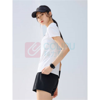 安踏 力韧纱短袖T恤女2025夏季新款吸湿爽短T针织运动上衣 162527131 S(女160) (雪花白)