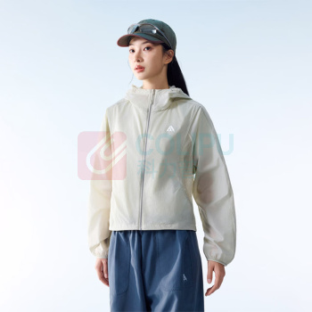 安踏 轻壳3.0防晒衣 962626603-3 M(女165) (沙丘灰-3)