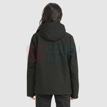 AETEL 冲锋衣男三合一银狐绒加厚保暖两件套户外服防污纯色外套登山服 A-HT-220807 (藏蓝男女款)