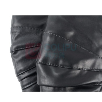 安赛瑞 冬季保暖护膝 反光防寒保暖护具 秋冬户外护腿 25564 PU 加厚加绒 防水 全包