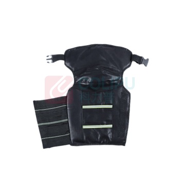 安赛瑞 冬季保暖护膝 反光防寒保暖护具 秋冬户外护腿 25564 PU 加厚加绒 防水 全包