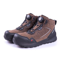 海纳 HAINA 登山鞋 工作鞋 NF5609ZC 35-46码可选 (棕黑色) 适合日常工作 户外穿着