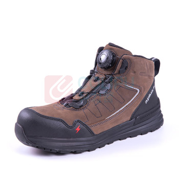 海纳 HAINA 登山鞋 工作鞋 NF5609ZC 35-46码可选 (棕黑色) 适合日常工作 户外穿着