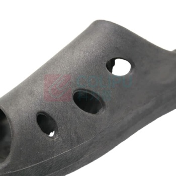 冰禹 一体成型六孔拖鞋 BYsy-09 40 码 软底 防尘防静电防滑 SPU 材质 (黑色)