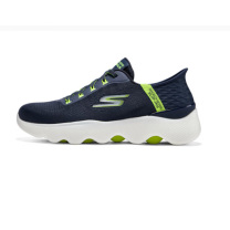 斯凯奇 Skechers 闪穿鞋男士一脚蹬健步鞋缓震软底舒适运动鞋透气休闲健身鞋 216410 39/39.5/40/41/42/42.5/43/44/44.5 (海军蓝色/黑色/灰色 随机发货)