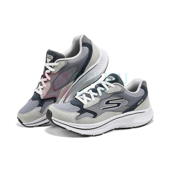斯凯奇 Skechers 男鞋秋季缓震跑步鞋 220872 40码 (灰色)