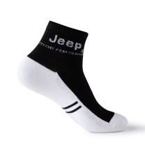 Jeep 男式中筒袜(6双) P333078807 均码24-26CM 抑菌防臭、无异味、耐汗、耐摩擦、不褪色