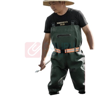 胜丽 SHENGLI 连体雨裤 BWP90G 45 码 带护膝 背带连体 90 丝 (绿色)