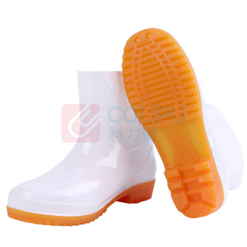 卓迪旭 短靴 ZDX-yl05 1双装 (白色) 加厚雨靴三防劳保胶鞋 16cm