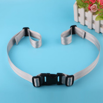 百舸 BAIGE 安全带 STAD010-2 总长度1.2m 带宽度2.5cm 二点固定 (银灰色)