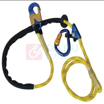 3M 限位绳 1234071 均码 可调节安全定位绳2.4M