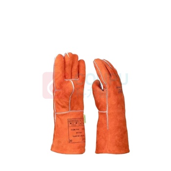 威特仕 焊接手套 10-2101 L 码 34cm 斜拇指 焊接用 (锈橙色)