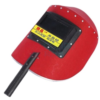 百舸 BAIGE 电焊防护面罩 CW784650 【半自动】手持式 31*27*41CM (红)