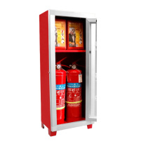 洪湖 灭火器箱子4*2消防箱4KG消防面具灭火器箱组合套装灭火器面具箱消防器材箱 空箱