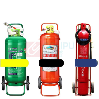洪湖 合金钢CO2推车式气体二氧化碳灭火器 MTT/24 24KG