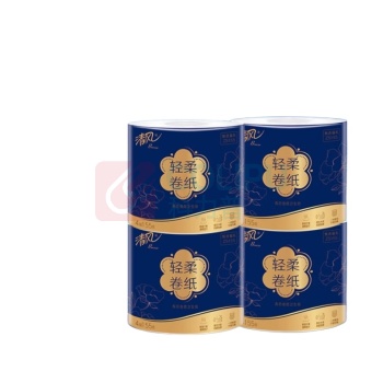 清风 有芯卷纸 ZS155 4层155g/卷 138*108mm 18卷/箱