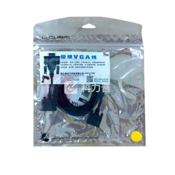 酷比客 L-CUBIC 极细VGA线 LCAVSSVGA-8M 8米 (黑色)