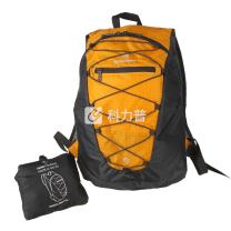 MASCOMMA 双肩背包 抽绳轻便折叠收纳包 BS00203/YGY 300x140x400mm (黄灰)