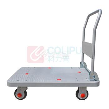 连和 超静手推车 PLA300-DX 900*600*890MM (灰色) 尼龙支架天然橡胶轮 承重:300KG