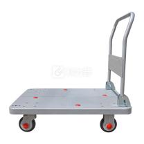 连和 超静手推车 PLA300-DX 900*600*890MM (灰色) 尼龙支架天然橡胶轮 承重:300KG