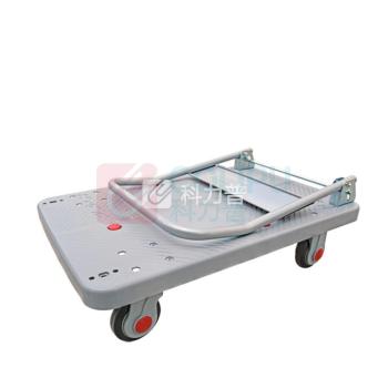 连和 超静手推车 PLA300-DX 900*600*890MM (灰色) 尼龙支架天然橡胶轮 承重:300KG