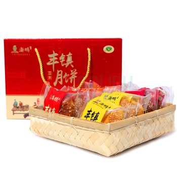 海鹏 早餐饼丰镇月饼20个装中秋月饼礼盒黑糖20个装太谷饼早餐饼点心蛋糕 黑糖20个装礼盒 (y)