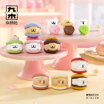 九木杂物社 MG SHOP 线条小狗甜品屋系列小狗头 (多色)