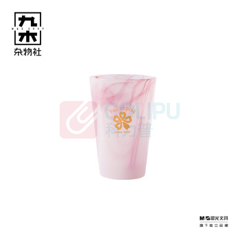 九木杂物社 MG SHOP 九木樱花粉云雾玉色玻璃杯 (多色)