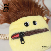 九木杂物社 MG SHOP 摩登怪兽零多功能手机夹手包黄色 (个)