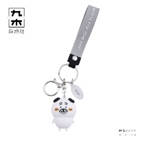 九木杂物社 MG SHOP 自嘲熊和朋友们系列钥匙扣-PUG (多色)