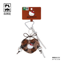 九木杂物社 MG SHOP Hello Kitty豹纹爱心装饰挂件 (多色)