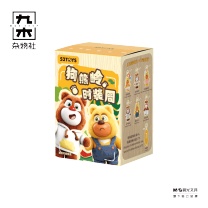九木杂物社 MG SHOP 熊出没狗熊岭时装周毛绒盲盒 (多色)