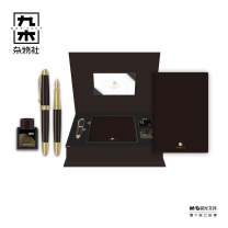 九木杂物社 MG SHOP 奇只好玩钢笔本册套装桃李遍天下FP0067黑金 (杂色)