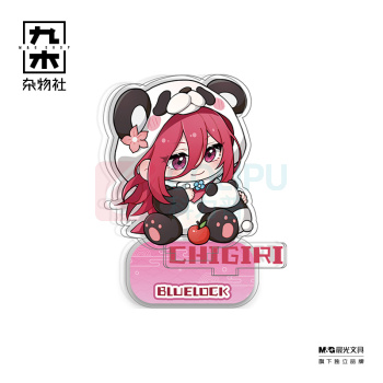 九木杂物社 MG SHOP 歪瓜蓝色监狱熊猫系列亚克力立牌一千切豹马谷子 (杂色)