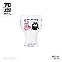 九木杂物社 MG SHOP 九木×歪眼猫WILD系列玻璃杯 (多色)
