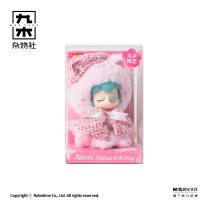 九木杂物社 MG SHOP 九木×若来Nanci樱花小猫搪胶毛绒限定吊卡 (多色)