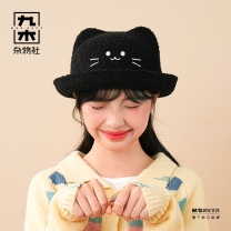 九木杂物社 MG SHOP 九木百分之三系列针织定型儿童帽-小黑猫 (多色)