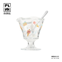 九木杂物社 MG SHOP 冰甜玻璃杯-五彩冰淇淋 (多色)