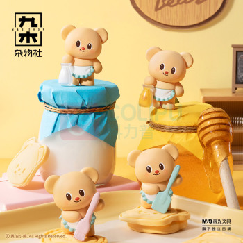 九木杂物社 MG SHOP 黄油小熊烘焙达人系列小熊头盲盒 (多色)