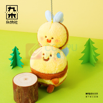 九木杂物社 MG SHOP 毛绒挂件-蜜蜂cp挂件-鲨鱼 (多色)